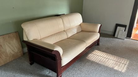 Italian leather couch