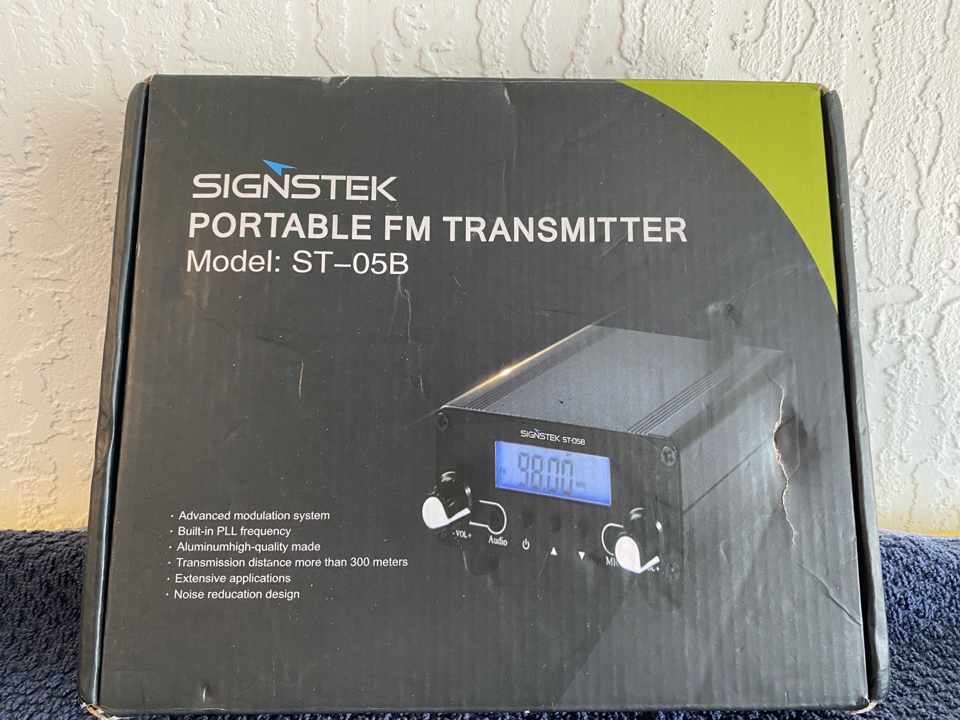 Signstek ST-05B Dual Mode Long Range Stereo Broadcast Home FM Transmitter
