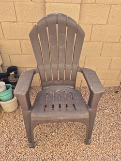 Adirondack chair broken arm