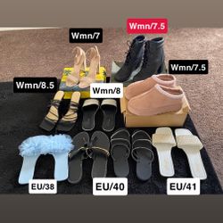 Women’s Heels/Sandals Buy All Or Separate (Pricing In Description)