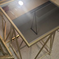 Golden side tables