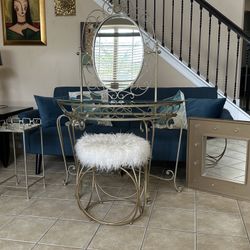 Gold Girls Vanity Set For Sale