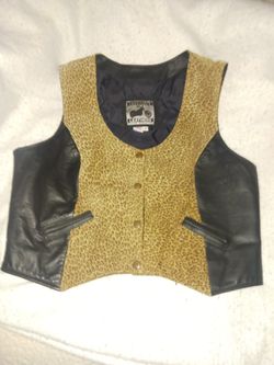 Women's California Creations Leopard Vest Size 16