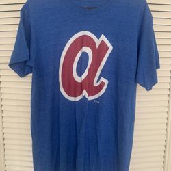 Throwback Atalanta Braves T-shirt Large