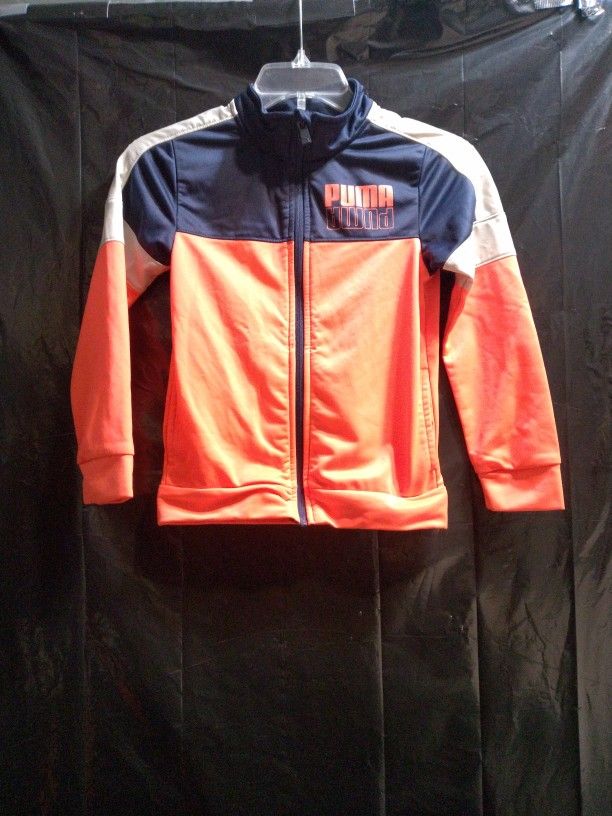 Boys Puma Track Jacket Size 7.