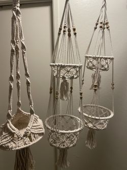 Hanging Woven Plant Holders