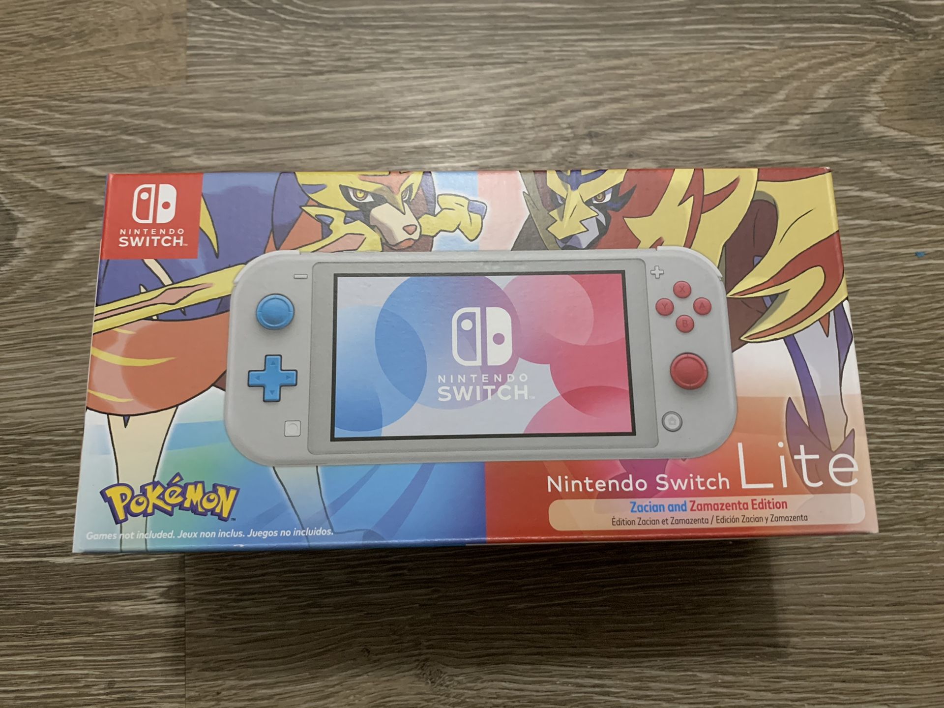 Zacian And Zamazenta Switch Lite Nintendo Switch Lite Zacian And