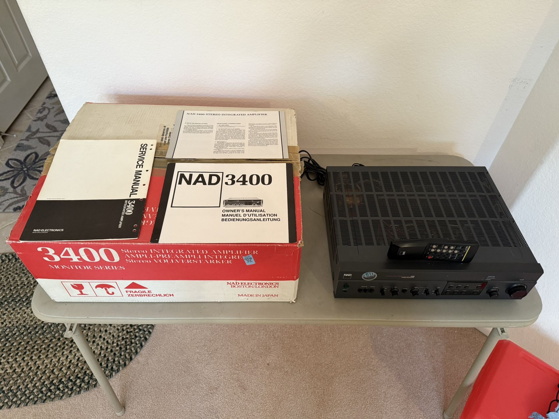 NAD 3400 Integrated Amplifier