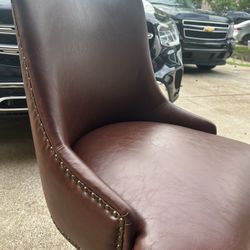 Brown Executive Faux Leather Chair