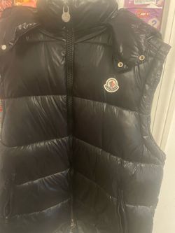 men’s moncler vest black
