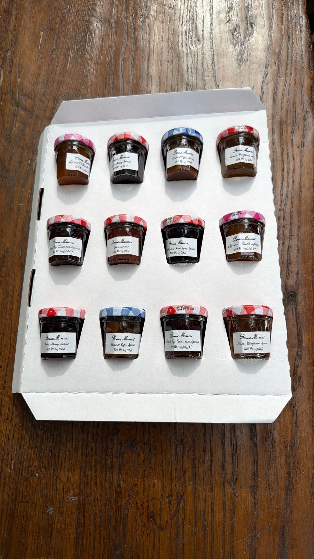 Bonne Maman (Mini spreads ) Dozen X 5.00$