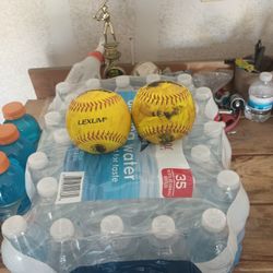 12 INCH USED SLOW PITCH SOFTBALLS BLACK FRIDAY 