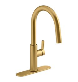 Kohler Rodean Touchless Kitchen Sink Faucet. Gold. New