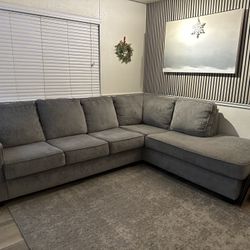 Gray Sectional Couch 