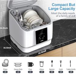 ICUIRE Portable Countertop Dishwasher