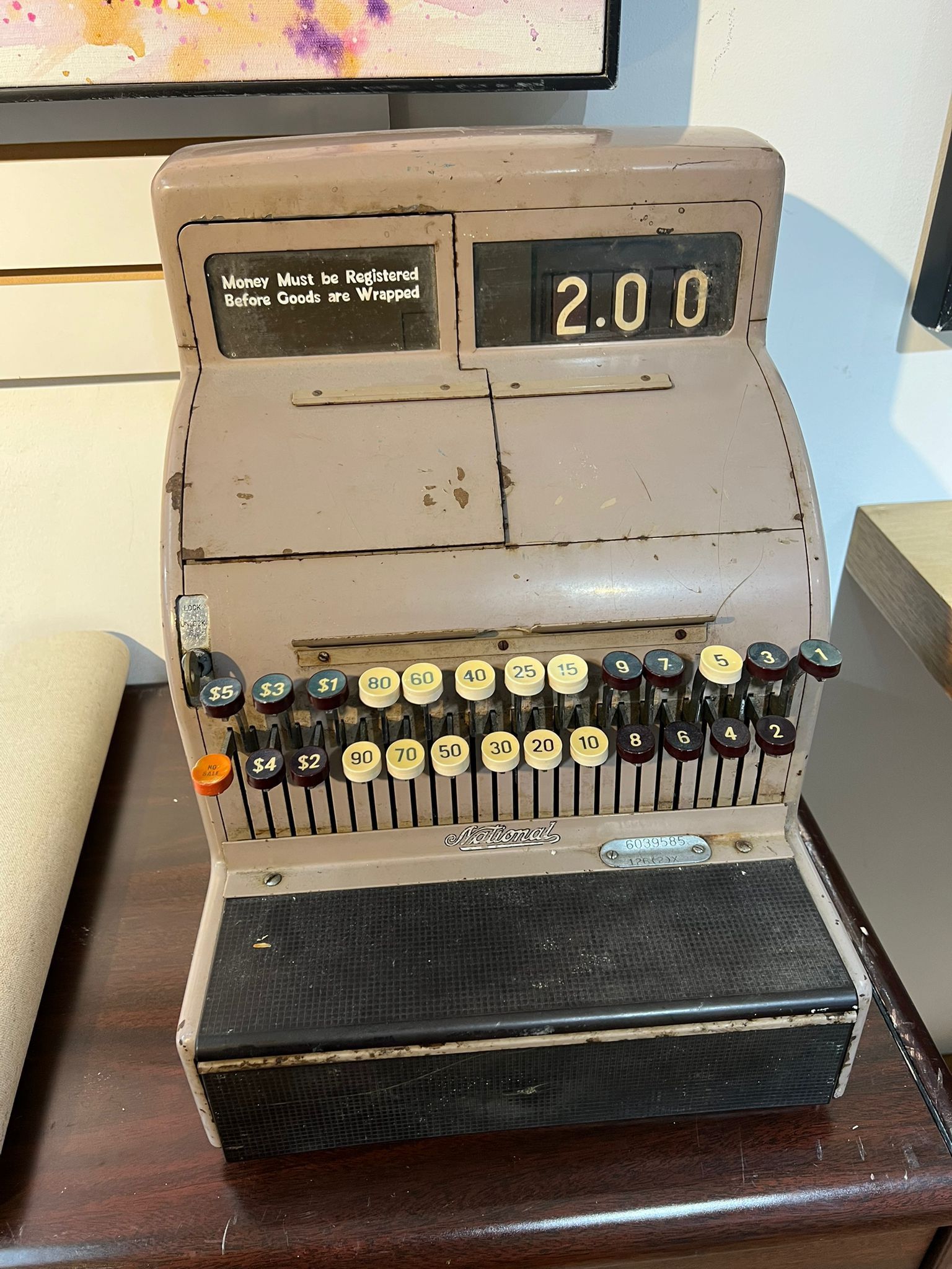 Antique Vintage Cash Register