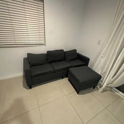 Grey Sectional Couch 