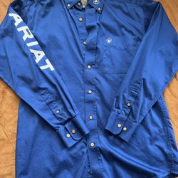 Blue Ariat Western Shirt 
