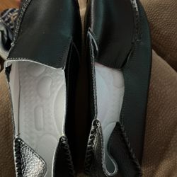 Women's Leather Loafers Comfortable Flat Shoes