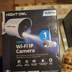 Night Owl 1080p HD Wi-Fi Security Camera with Micro SD Card 128gb