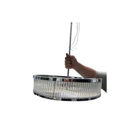 Modern Round Chrome Chandelier