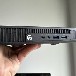 HP EliteDesk G2 Tiny Computer Micro Tower PC, Intel Core i3, 16GB Ram, 250GB SSD, Wifi