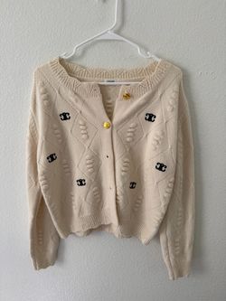 Celine Knit Cardigan with Gold Buttons