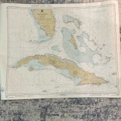 Nautical Chart Straits Of Florida