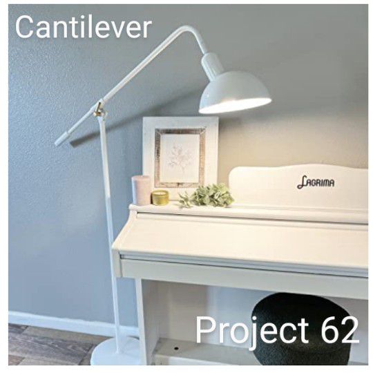 Brand New Project 62 Cantilever Floor Lamp White