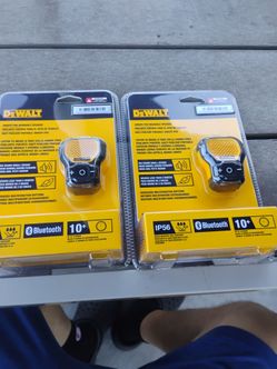 DeWalt Jobsite Pro Wearable Bluetooth Speaker (2-Pack)
