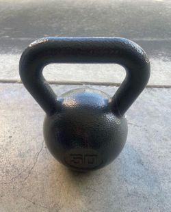 Athletic Works 50lb Kettlebell, Casting Iron, Durable