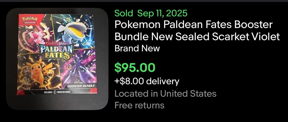 Paldean Fates Booster Bundle Display Case Sealed W/ Bundle - www.joarbit.com