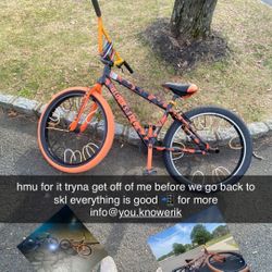 SE bike orange blocks flyer⚠️NEGITOABLE⚠️