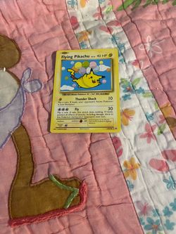 Pokémon card Flying Pikachu