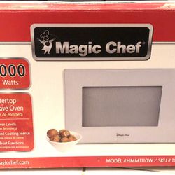 Magic Chef Microwave - 1000 Watts- White
