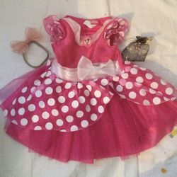 Toddler Minnie Mouse Dress 3T-4T