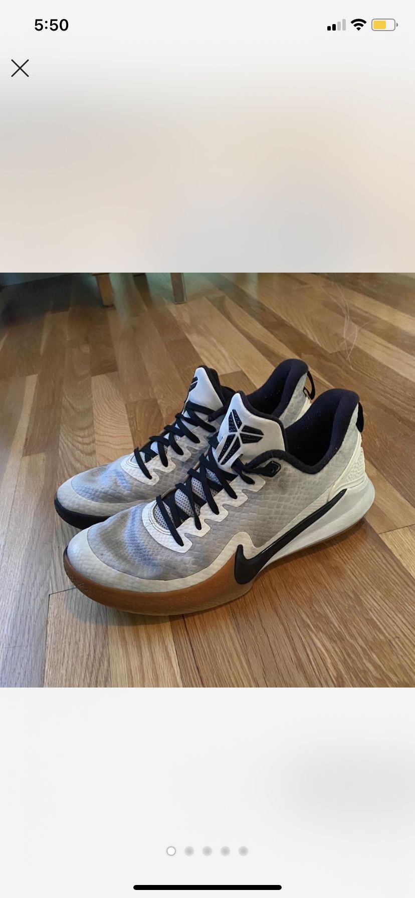 Nike Kobe Basketball Shoe Size 9