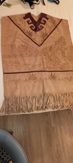 Authentic Handmand Native American Pancho