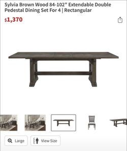 Dinning table only