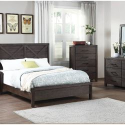 QUEEN BED FRAME MATTRES SOLD SEPARATELY BOXSPRING REQUIRED ☎️ 1714586,2564