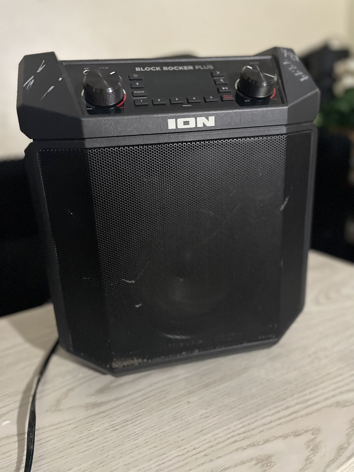 Ion block rocker plus bluetooth speaker