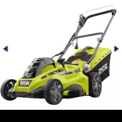 Cortacésped de empuje eléctrico con cable RYOBI de 16 in y 13 amperios .retail Price $200
