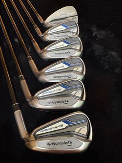 TaylorMade SpeedBlade Irons Set (M Senior Flex, Minus 3/4 inch)