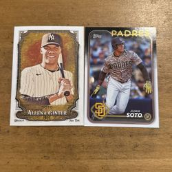 JUAN SOTO 2 CARD LOT 