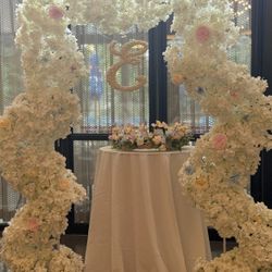 Hand Made Custom Artificial Flower Arch