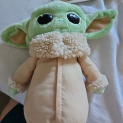 Star Wars: The Mandalorian The Child 8-Inch Small Plush Toy with Pocket Zipper