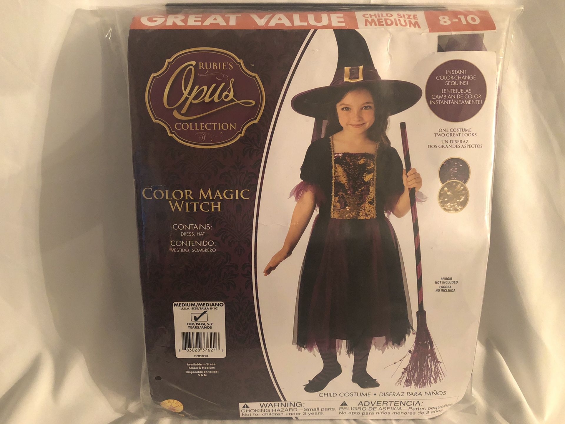 Witch kids costume