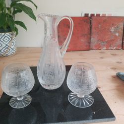 Antique Glassware With Spout 