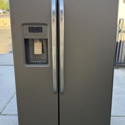 REFRIGERATOR GE SLATE COLOR 