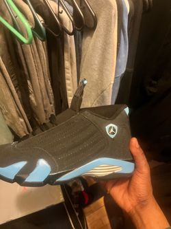 Air Jordan 14 Retro Black University Blue size 8.5